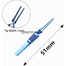 6.0cm Atravmatik Uç Titanyum Çene Atravmatik Uçlar Arteriyel Vasküler Klempleme Makası Oftalmik Cerrahi Aletler (Yurt Dışından)