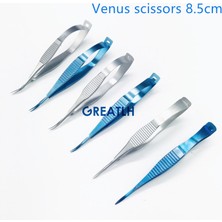 Titanyum-Düz Paslanmaz Çelik/titanyum Alaşımlı Makas Oftalmik Mikrocerrahi 8.5 cm Venüs Makas Araçları Hayvan Deney Aracı (Yurt Dışından)