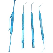Restoratör 0.5mm Oftalmik Iris Restoratör Mikro Kanca Probu Oftalmik Titanyum Çift Başlı Çekirdek Bölme Bıçağı Oftalmik Aletler (Yurt Dışından)