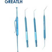 Restoratör 0.5mm Oftalmik Iris Restoratör Mikro Kanca Probu Oftalmik Titanyum Çift Başlı Çekirdek Bölme Bıçağı Oftalmik Aletler (Yurt Dışından)