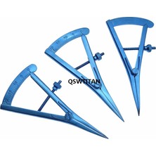 Titanyum Düz Castroviejo Kaliper 20MM Vida Ayarı Kaliper Oftalmik Cerrahi Alet (Yurt Dışından)