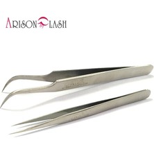 ST12TWEEZERS1PCS 100% Hakiki Vetus St Serisi Paslanmaz Çelik Kaş Cımbız Yanlış Kirpik Uzatma Araçları Endüstriyel Anti-Statik Cımbız (Yurt Dışından)