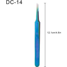 DC14 Vetus Paslanmaz Çelik Kaş Cımbız Yanlış Kirpik Uzatma Cımbız Yardımcı Onarım Aşırı Ince Kirpikler Araçları Makyaj Cımbız (Yurt Dışından)