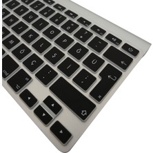 McStorey Klavye Kılıfı Apple Magic Keyboard-1 A1314 ile Uyumlu Türkçe Q Baskı Silikon Kılıf