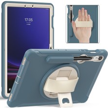 XFashion Samsung Galaxy Tab S7 T870 / S8 X700 / S9 X710 Kasa Pc+Tpu Kickstand Tablet Kapağı Kalem Yuvası (Yurt Dışından)