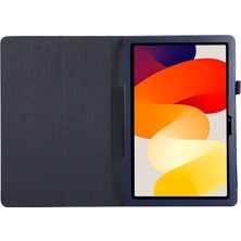 XFashion Xiaomi Redmi Pad Se Pu Deri Tablet Kılıfı Litchi Doku Iki Katlı Stand Kapağı (Yurt Dışından)