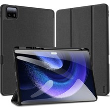 XFashion Xiaomi Pad 6 Max 14 Deri Iş Kapağı Üçlü Stand Akıllı Tablet Kılıfı (Yurt Dışından)