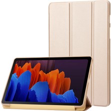 XFashion Samsung Galaxy Tab S9+ Kılıf Anti-Çizelge Pu Deri+ Silikon Üçlü Stand Tablet Kapak (Yurt Dışından)