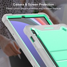 XFashion Samsung Galaxy Tab S9 Kickstand Case, Güz Koruma Silikon+ Pc Tablet Kapak (Yurt Dışından)