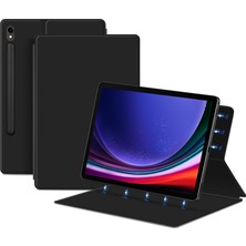 XFashion Samsung Galaxy Tab S9 Manyetik Tablet Kılıf Pu Deri Stand Anti-Damla Tablet Kapak (Yurt Dışından)