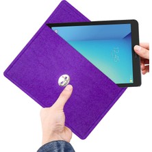 Ankaflex Mor Renk Keçe Tablet Taşıma El Çantası