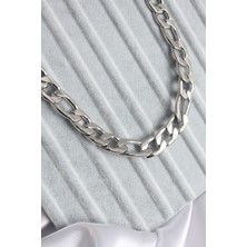 Clariss 316L Çelik Gümüş Renk Geçme Halka Model Erkek Kolye