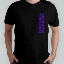 Pixxa Football Manager 2024 - Fm 2024 %100 Pamuklu Bisiklet Yaka T-Shirt Model - 8