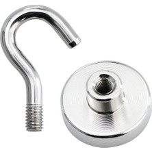Hdg Kancalı Pot Mıknatıs - Güçlü Neodyum Askı Kanca Mıknatıs Manyetik Kanca Askı