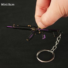 Dgn Aksesuar Valorant Kaos Vandal Metal Mini Figür (Anahtarlık) ve Dekor Standı