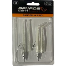 Savage Gear Sandeel And Slug 10CM 10GR 4+2 Adet Suni Silikon Yem