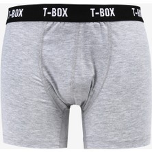 T-Box Boxer, 2xl, Gri Melanj