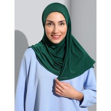 Ecardin ST500-SANDY Türban Şal 21 Zümrüt- Zümrüt Yeşili - Ecardin