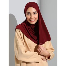 Ecardin ST500-SANDY Türban Şal 06 Bordo - Bordo - Ecardin