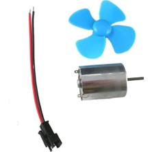 Mikro DC Motor Jeneratör Seti (Pervane Dahil)