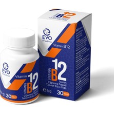 Evo Pharma Evopharma Vitamin B12 Içeren Çiğneme Tableti Takviye Edici Gıda 30 Tablet