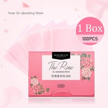 3liyao 04-Rose 100 Adet/kutu Yüz Yağı Kurutma Kağıdı Taşınabilir Paspas Yüz Mendil Yüz Temizleyici Yağ Kontrolü Yağ Emici Yüz Temizleme Araçları Yeni (Yurt Dışından)