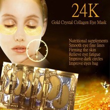 3liyao 100 Çift Altın Kollajen 24 K Altın Serum Göz Altındaki Gözler Koyu Halkalar/maske Anti Aging/şişlik Nemlendirici Göz Bandı Göz Pedleri (Yurt Dışından)