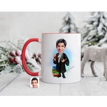 Bk Gift Kişiye Özel Avukat Karikatürlü Kırmızı Kupa Bardak-7, Sevgiliye Hediye, Arkadaşa Hediye