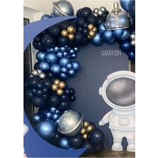 Tinky Winky Uzay Galaksi Temalı Doğum Günü Balon Zincir Set