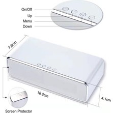 Aqqogib Kablosuz Şarjlı Dijital Ahşap Çalar Saat, %0-100 Dimmer, Çift Alarm, Hafta Içi/hafta Sonu Modu, Erteleme, Yatak Odası, Başucu, Masa, Çocuklar Için Ahşap LED Saatler (Gümüş) (Yurt Dışından)