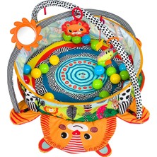 Sarp Oyuncak Sevimli Aslan Top Havuzuna Dönüşen Aktivite Merkezi&oyun Halısı Renkli