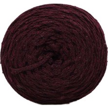 Simisso Pamuklu Makrome Ipi 250 Metre 2 mm | Bordo