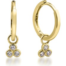 Kairos Jewelry 14 Ayar Altın Üç Taşlı Halka Küpe
KRS-K116-14GEZ