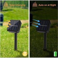 Yiqln Solar Baloncuk Topu Işık Ipi-Beyaz Büyük Baloncuk Topu 2.4cm (Yurt Dışından)