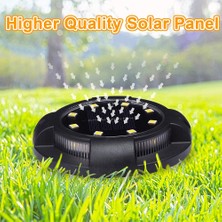 Yiqln 4pcs Solar Yeraltı Işığı-8led Beyaz Işık (Yan Renkli Işık) (Yurt Dışından)