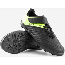 Decathlon Kipsta Çocuk Krampon / Futbol Ayakkabısı - Siyah / Sarı - 100 Easy Ag/fg