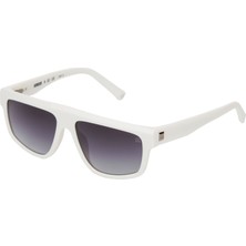 Hermossa Hm 1616 C4 Dikdörtgen Beyaz Unisex Güneş Gözlüğü
