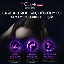 Clear Men Scalp Pro Güçlendirici Şampuan Saç Dökülmesine ve Kepeğe Karşı Etkili 300 ml