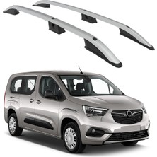 Turtle Opel Combo Life 2019-2025 / Kısa Şasi Tavan Çıtası Crown Gri