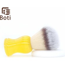 Danlu 30MM Boti Sakal Fırçası-Limon Şekeri Saplı Pembe 3 Renk Ampul Şekli Sentetik Saç Düğüm Bütün Tıraş Fırçası Erkek Sakal Temizleme Seti (Yurt Dışından)