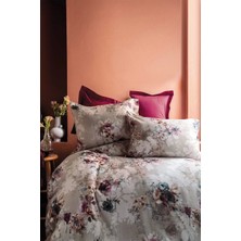 POETTE 210 Tc (83 Tel) dijital Pamuk Saten Aile Seti Nevresim Takımı