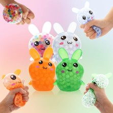 Runjing Çocuklar Yetişkinler Için 4 Paket Yumuşacık Paskalya Tavşanı Stres Topları Oyuncak, Rahatlamak Için Su Boncuklarıyla Dolu Stres Giderici Fidget Topları, Paskalya Partisi Lehine Hed (Yurt Dışından)