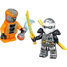 Runjing 24 Adet Set Ninjago Mini Rakamlar Kai Jay Sensei Wu Usta Yapı Taşları Oyuncaklar (Yurt Dışından)