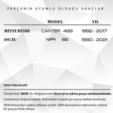 DNC Auto Part Mitsubishi Canter 499, Isuzu Npr 66 Için Pedal Lastiği