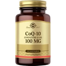 Solgar Koenzim Q-10 Takviye Edici Gıda 100 Mg 60 Kapsül