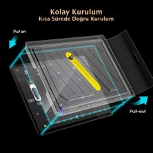 Tes Store Tesla Model Y/3 Kolay Kurulum 9H, Anti-Blue Light, Parmak İzi Önleyici, Mat Temperli Ekran Koruyucu