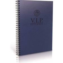 GIPTA 1081 A4 140 YAPRAK KARELİ KARELİ VIP SPİRALLİ SUNİ DERİ DEFTER