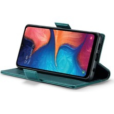 Cool-M Samsung Galaxy A40 Rfıd Engelleme Pu Deri Telefon Kasası Stand Cüzdan Anti-Drop Cover (Yurt Dışından)