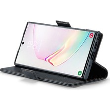 Cool-M Samsung Galaxy Note 10 Plus 4g Rfıd Engelleme Cüzdan Kılıfı Deri Stand Telefon Kapağı (Yurt Dışından)