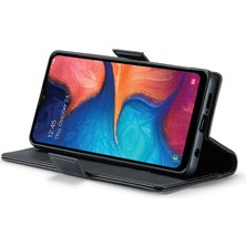 Cool-M Samsung Galaxy A40 Rfıd Engelleme Pu Deri Telefon Kasası Stand Cüzdan Anti-Drop Cover (Yurt Dışından)